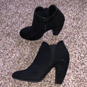 Candies Black Booties